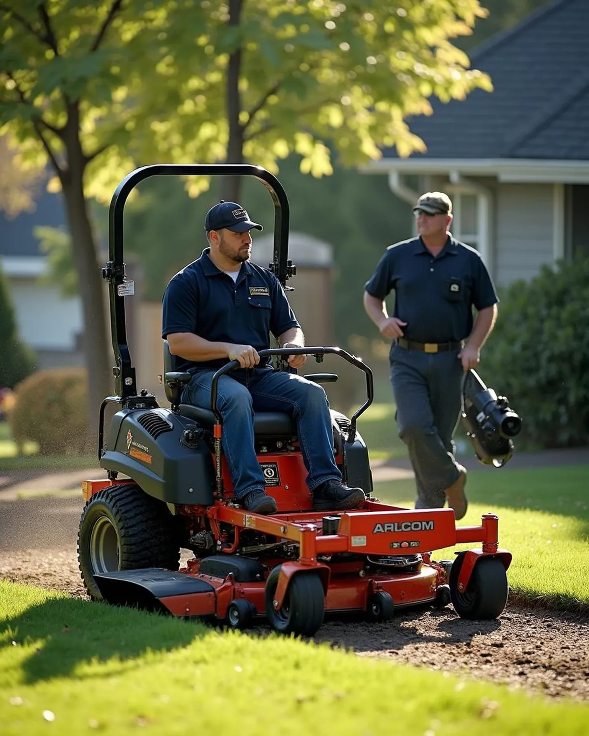 Great Yards Landscape crew maintaining a Salem, Oregon residential yard